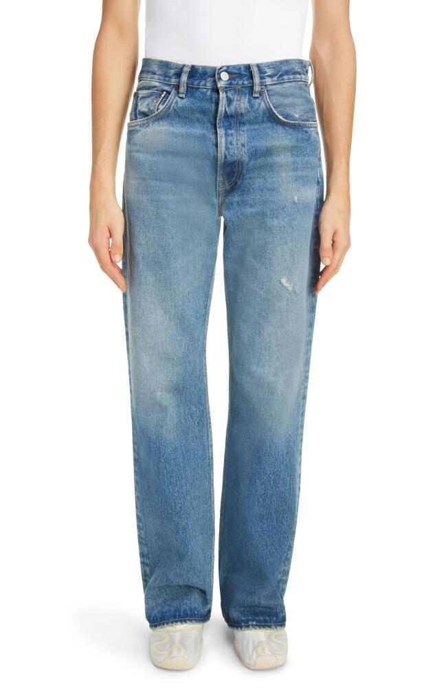 Acne Studios 2021 Vintage Wide Leg Jeans in Mid Blue Cover