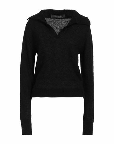 Federica Tosi Woman Sweater Black Mohair wool, Alpaca wool, Polyamide Cover