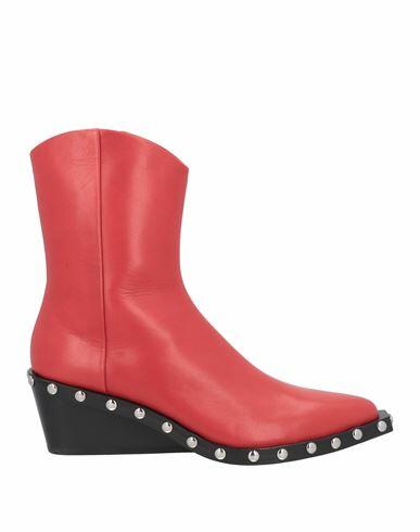 Rag & Bone Woman Ankle boots Red Leather Cover