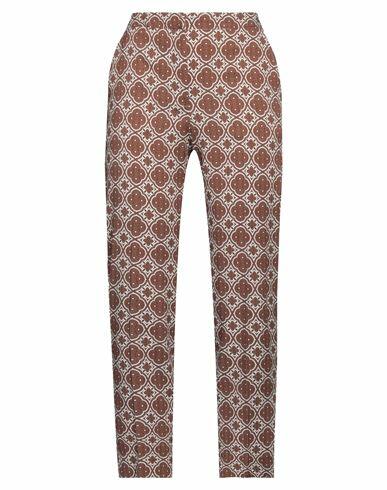 Camicettasnob Woman Pants Brown Viscose, Elastane Cover