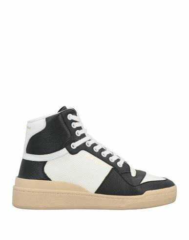 Saint Laurent Woman Sneakers Black Soft Leather, Textile fibers Cover