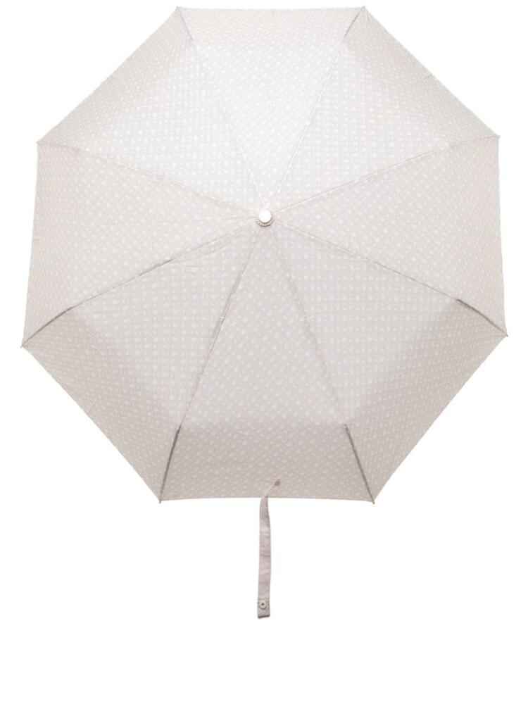 BOSS monogram-print umbrella - Neutrals Cover