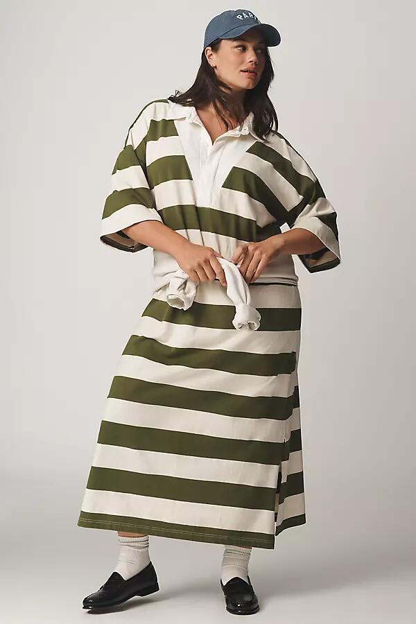 Daily Practice by Anthropologie Rugby Oversized Maxi Dress Cover