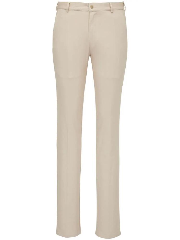 Peter Millar cotton-stretch skinny trousers - Neutrals Cover