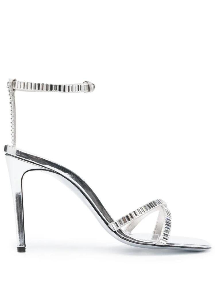 Victoria Beckham rhinestone-embellished sandals - Silver Cover