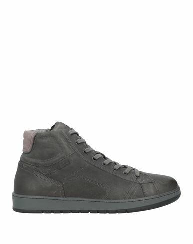 Nero Giardini Man Sneakers Grey Leather Cover