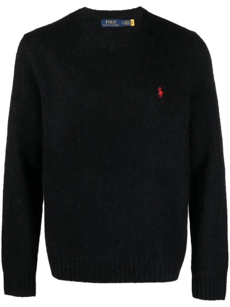 Polo Ralph Lauren Polo Pony-embroidered knitted jumper - Black Cover