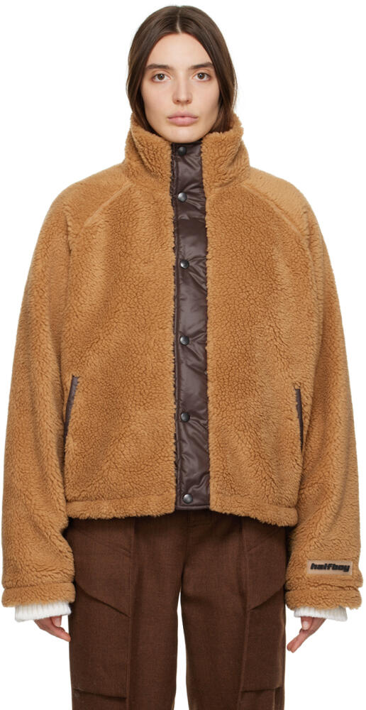 HALFBOY Brown Teddy Jacket Cover