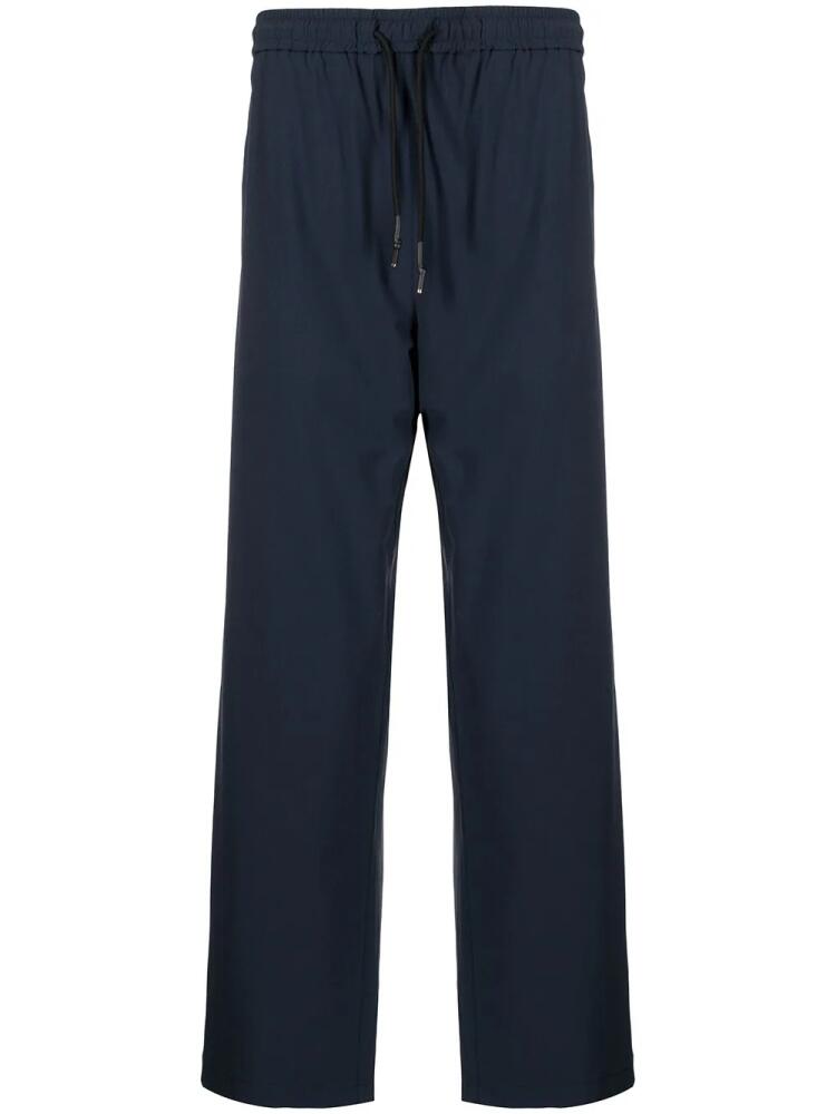 Off Duty embroidered-logo drawstring-waist track trousers - Blue Cover