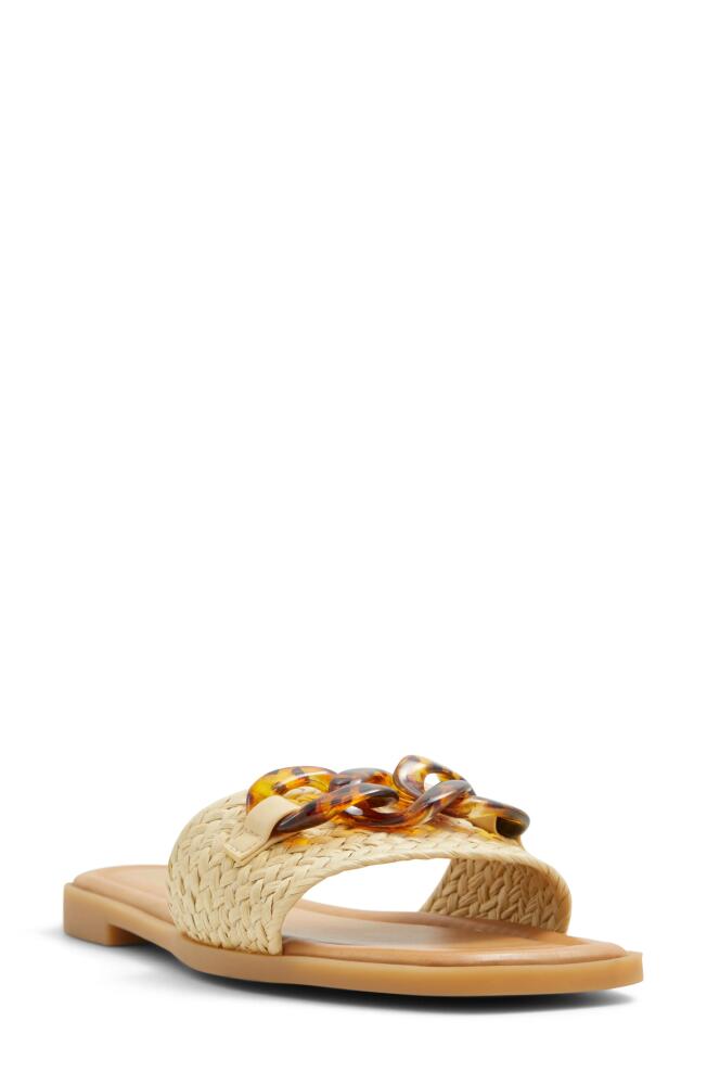 ALDO Ezie Slide Sandal in Open Natural Cover