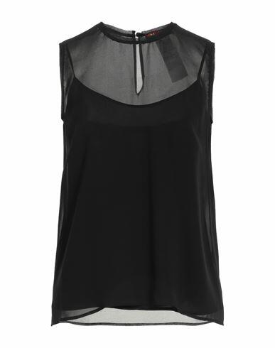 Max Mara Studio Woman Top Black Silk Cover