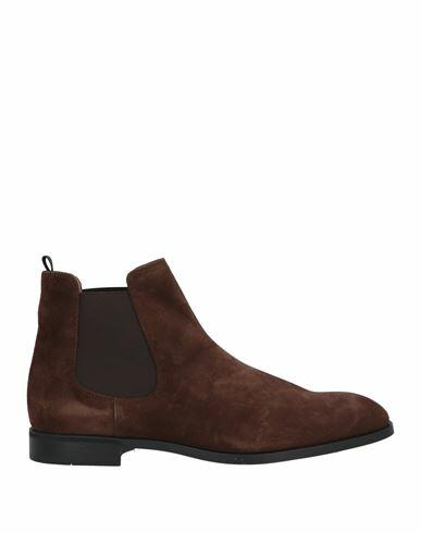 Emporio Armani Man Ankle boots Cocoa Soft Leather Cover