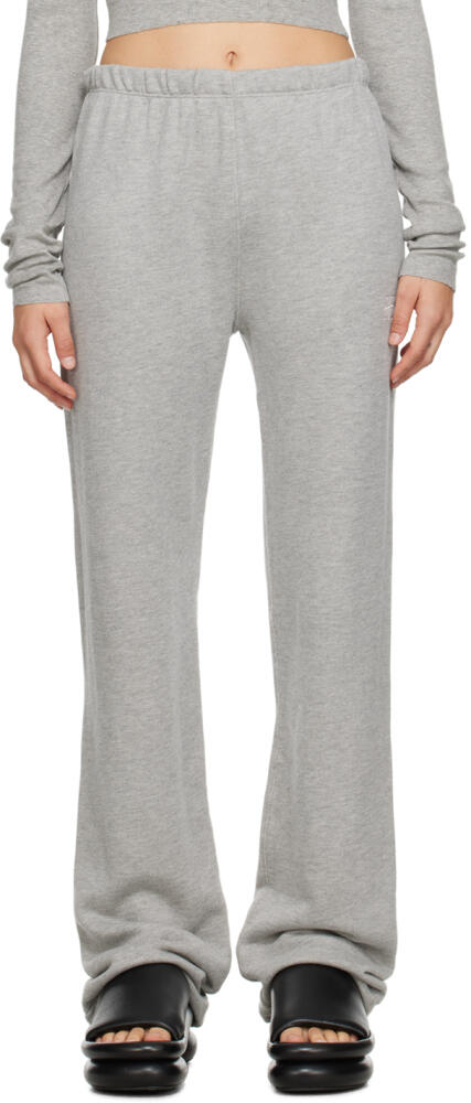 ÉTERNE Grey Straight-Leg Lounge Pants Cover