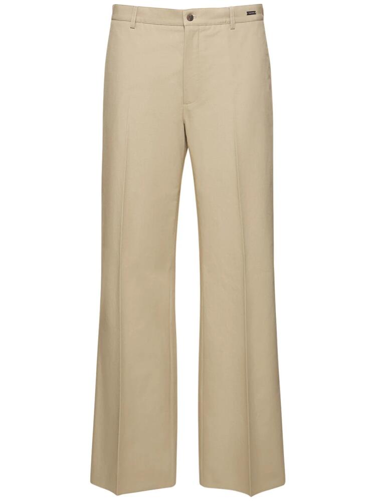 FERRAGAMO Cotton Canvas Pants Cover