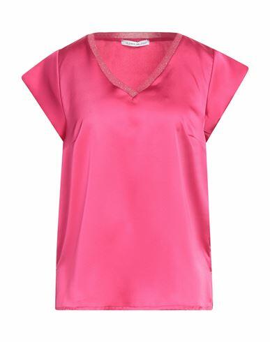 Le Sarte Del Sole Woman Top Fuchsia Polyester, Elastane Cover