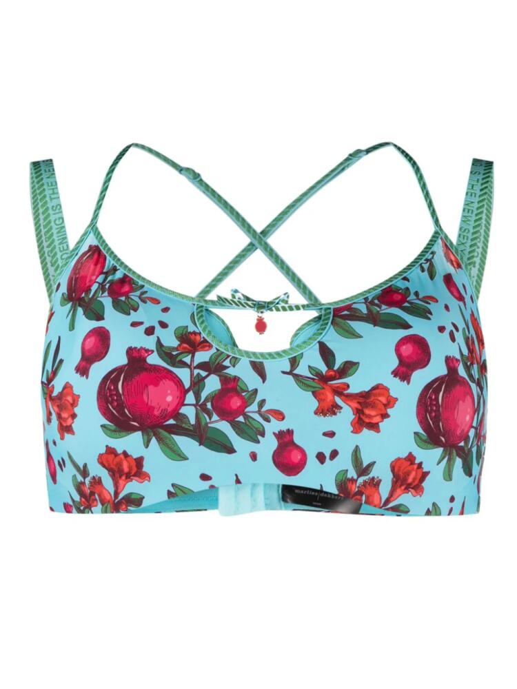 Marlies Dekkers Forbidden Fruit plunge balcony bra - Blue Cover