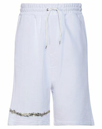 Ihs Man Shorts & Bermuda Shorts White Cotton Cover