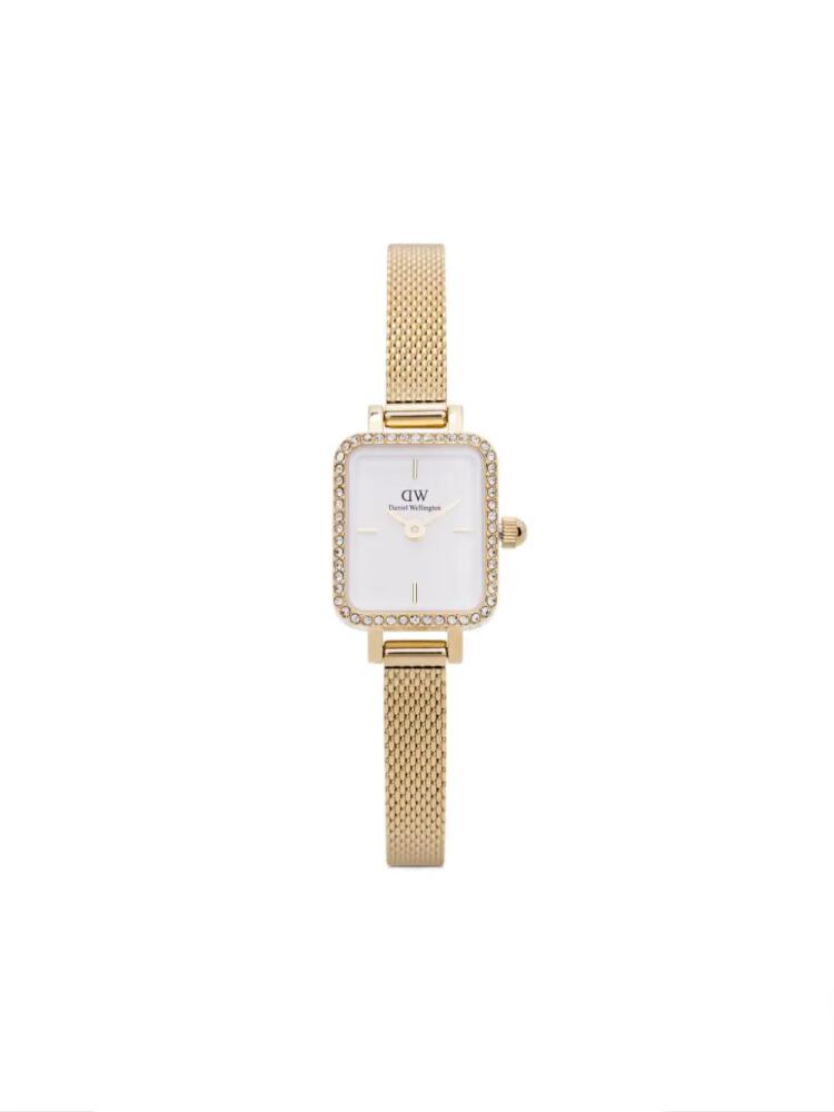 Daniel Wellington Quadro Mini Lumine 14mm - Gold Cover