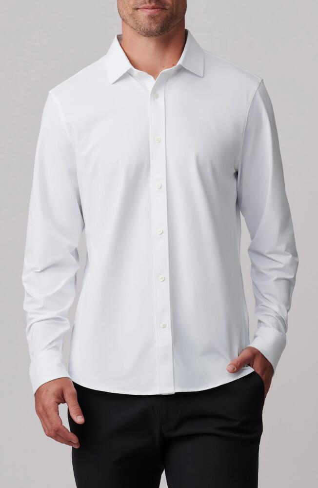 Rhone Slim Fit Commuter Button-Up Shirt in Business White Cover