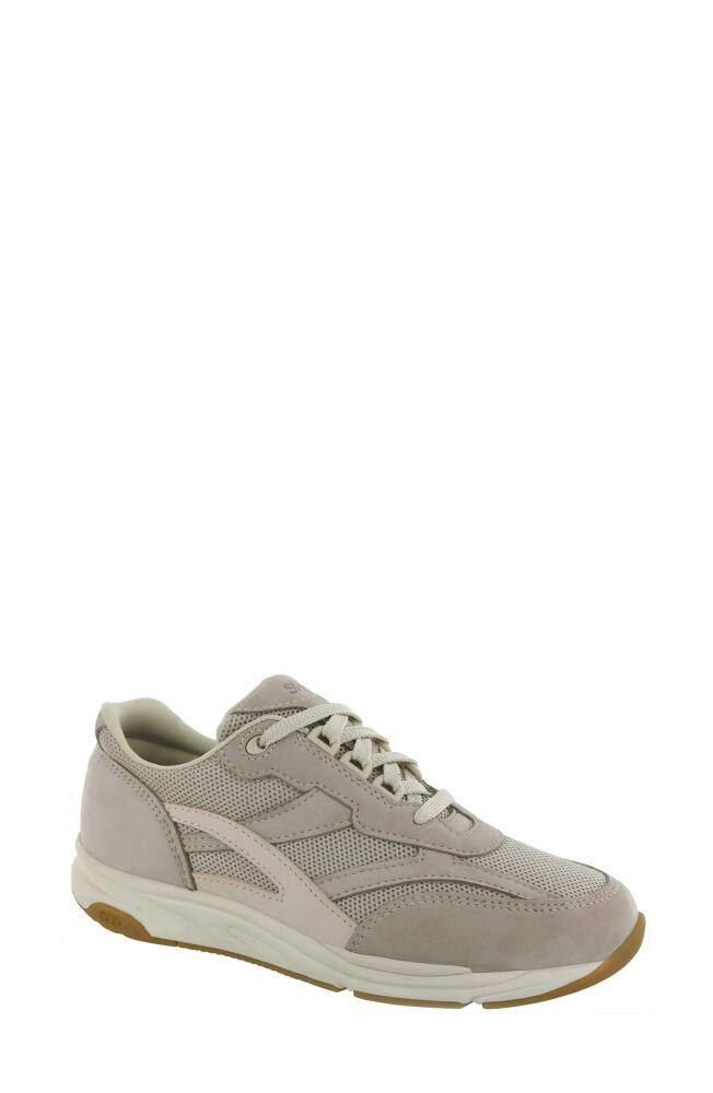 SAS Tour Mesh Sneaker in Taupe/Pink Cover