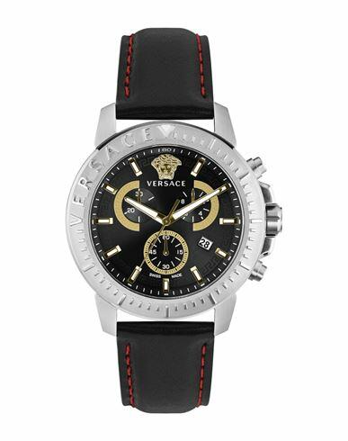 Versace New Chrono Strap Watch Man Wrist watch Silver Stainless Steel Cover