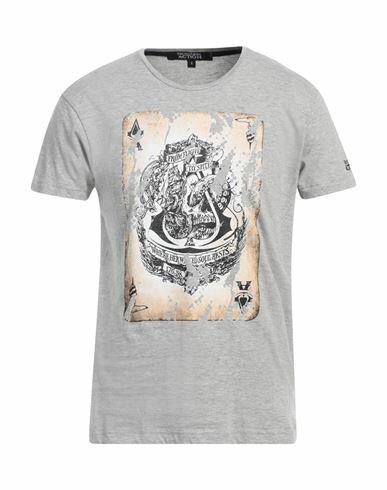 Trussardi Action Man T-shirt Grey Cotton, Polyamide Cover