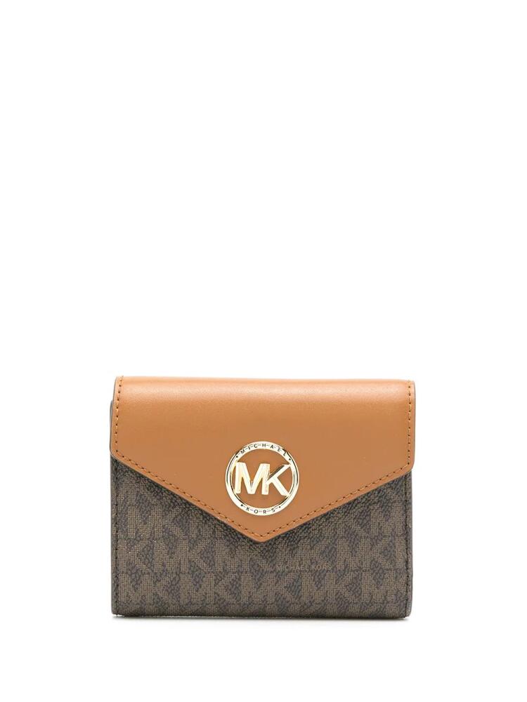 Michael Kors Carmen monogram wallet - Brown Cover