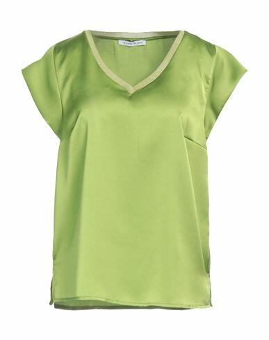 Le Sarte Del Sole Woman Top Acid green Polyester, Elastane Cover