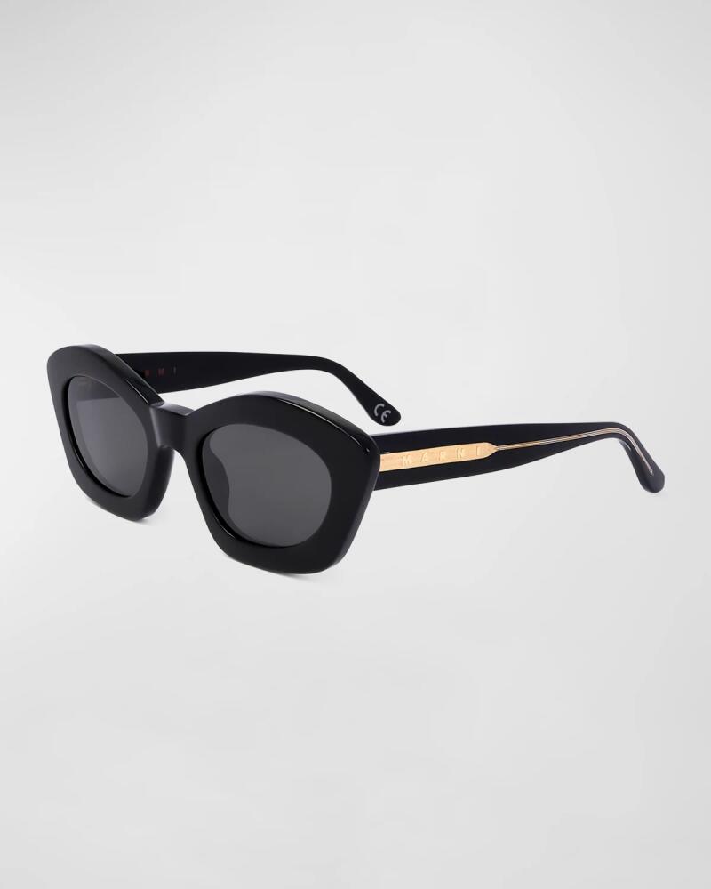 Marni Logo Acetate Cat-Eye Sunglasses Cover