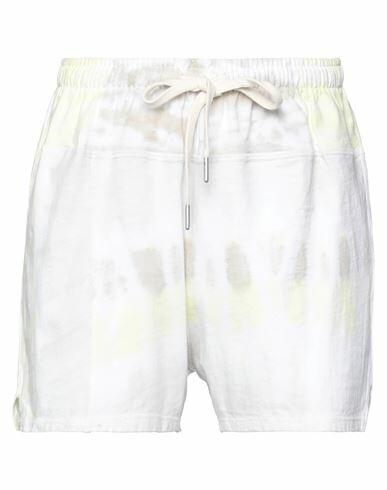 John Elliott Woman Shorts & Bermuda Shorts White Cotton Cover