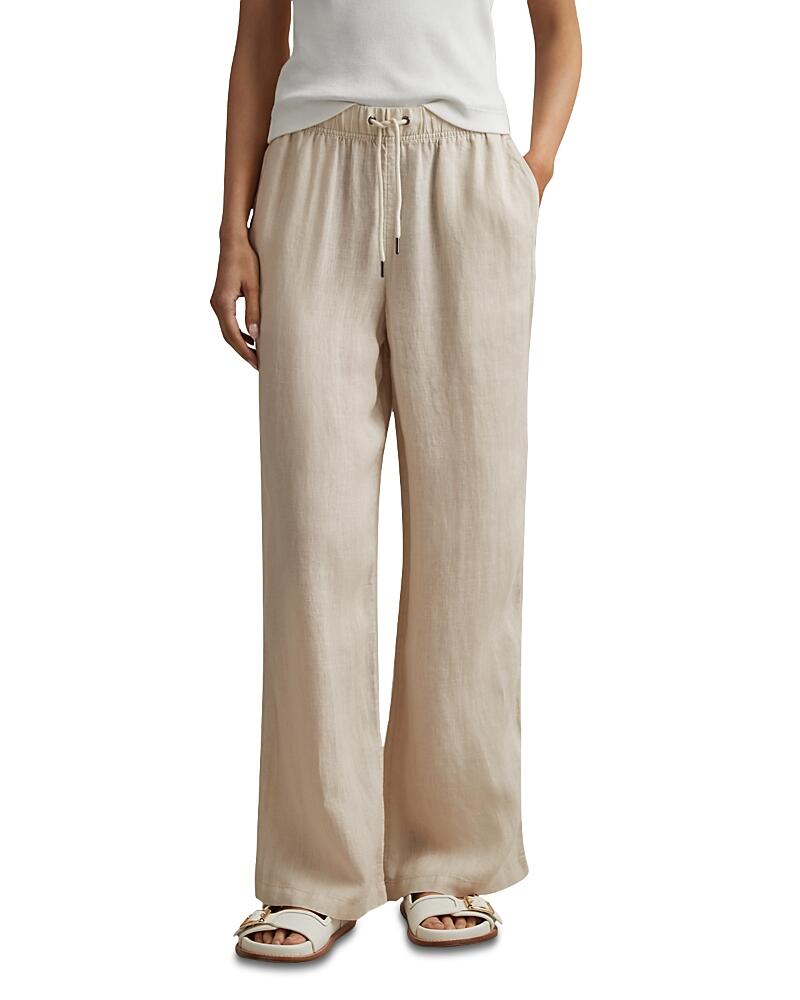 Reiss Cleo Linen Wide Leg Pants Cover