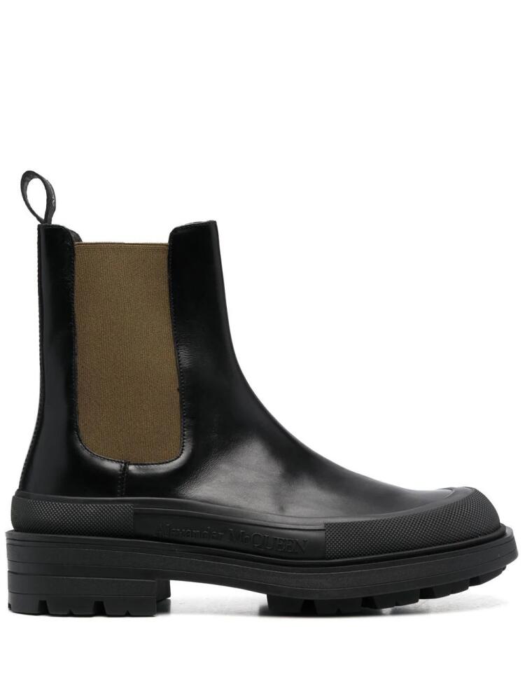 Alexander McQueen leather Chelsea boots - Black Cover