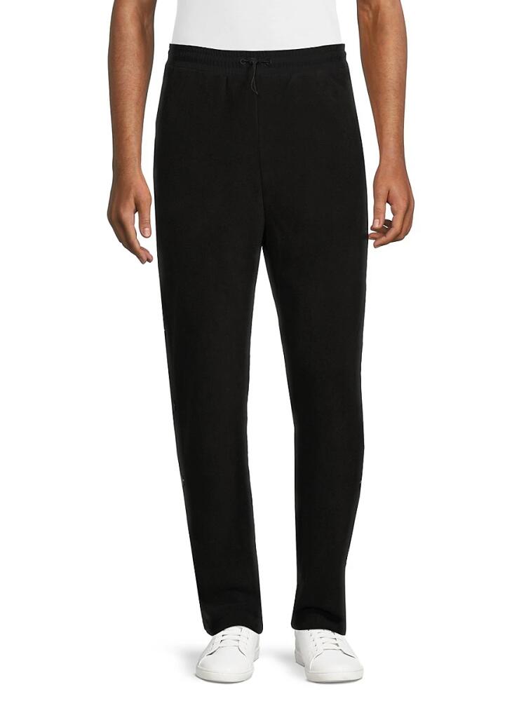 Karl Lagerfeld Paris Men's Fleece Track Pants - Black Cover