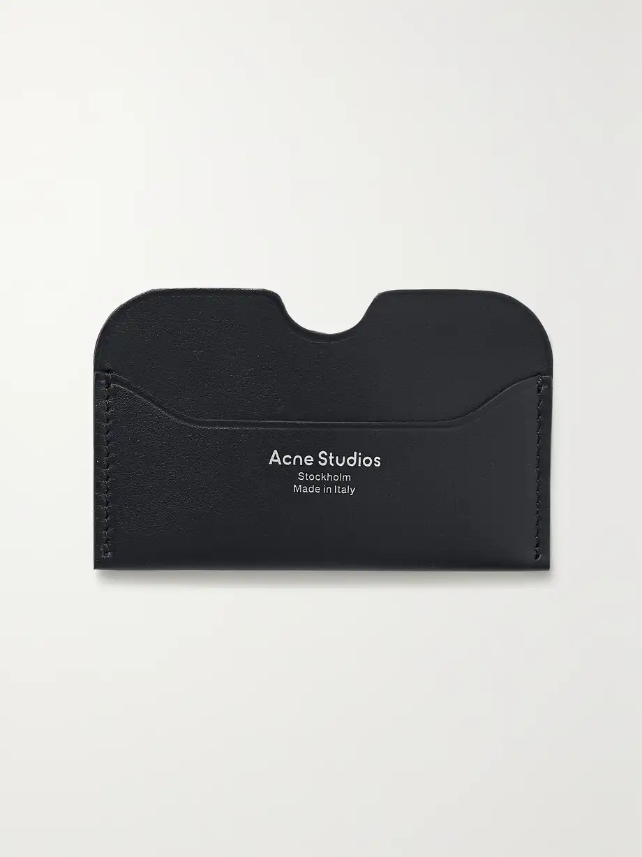 Acne Studios - Leather Cardholder - Black Cover