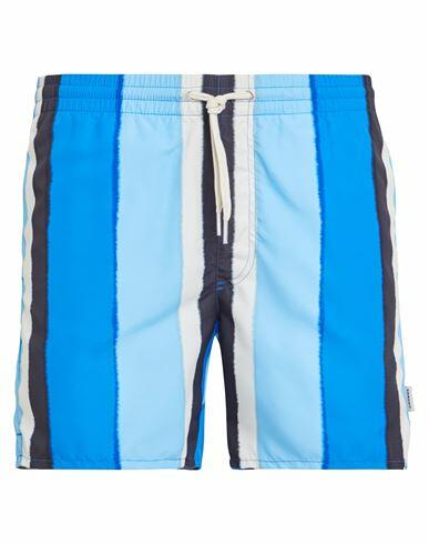 Sandro Man Swim trunks Azure Polyester Cover