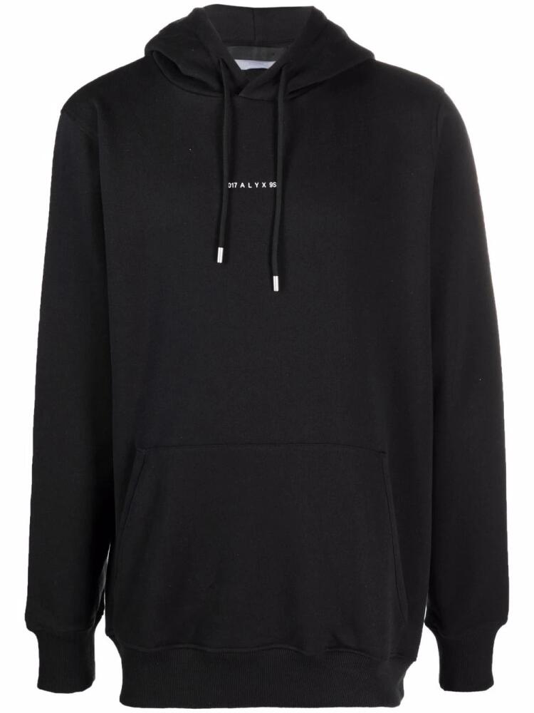 1017 ALYX 9SM logo-print pullover hoodie - Black Cover