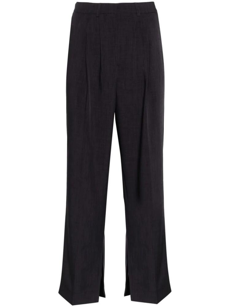 HERSKIND Rupert slit tailored trousers - Blue Cover