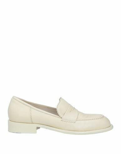 Pomme D'or Woman Loafers Off white Soft Leather Cover