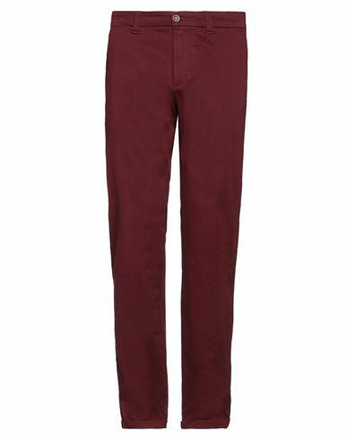 Harmont & Blaine Man Pants Burgundy Cotton, Elastane Cover