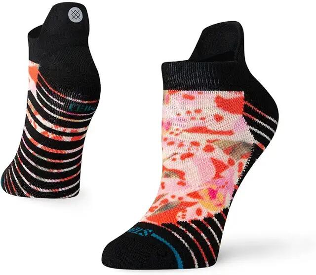 Stance Encyclia Mid Tab (Red) Women's Crew Cut Socks Shoes Cover