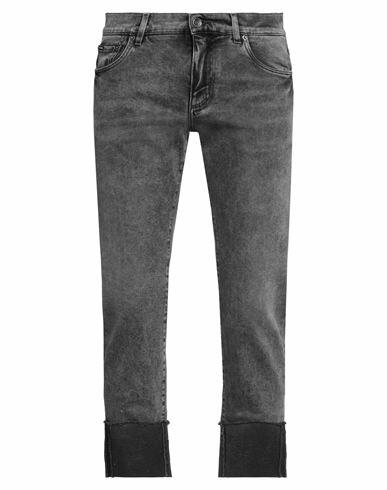 Dolce & gabbana Man Jeans Steel grey Cotton, Elastane Cover