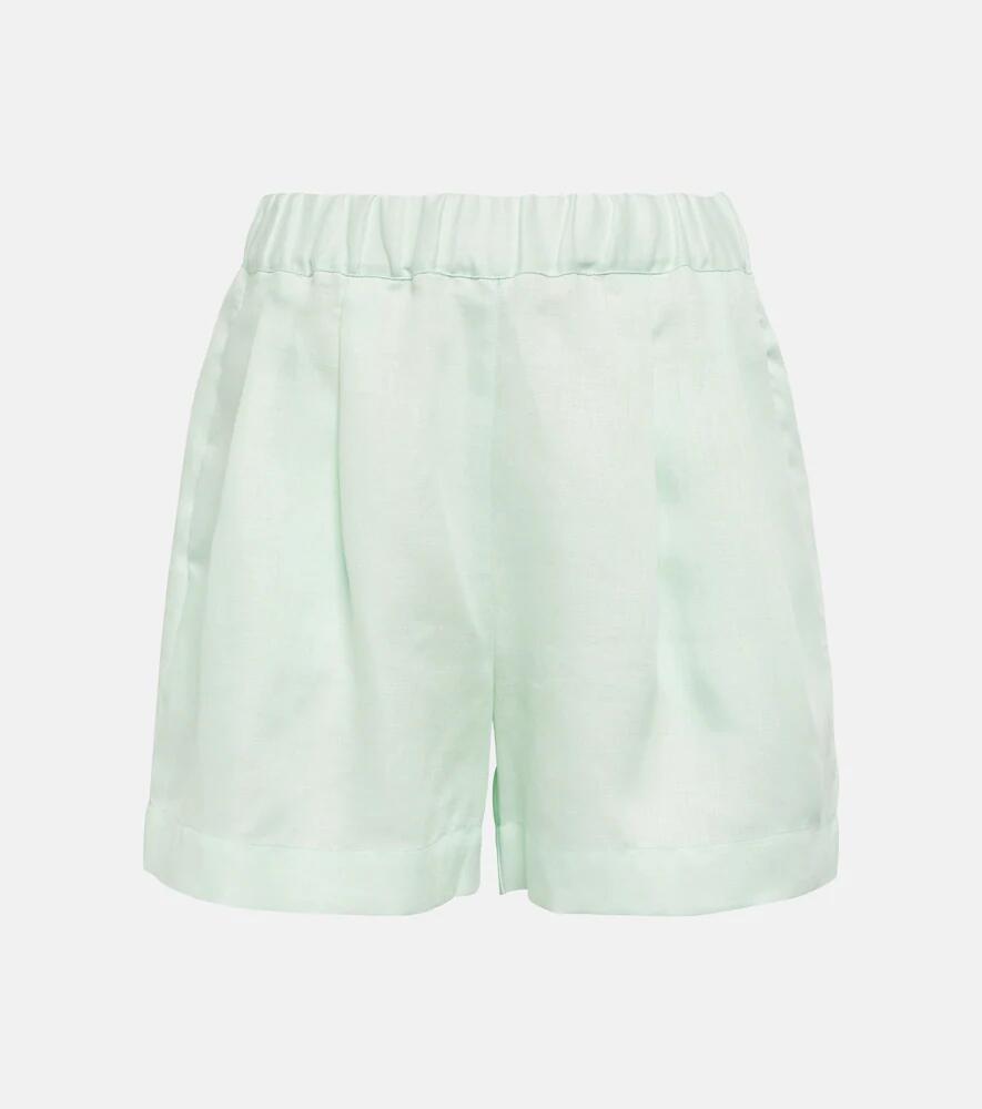 Asceno Zurich linen twill shorts Cover