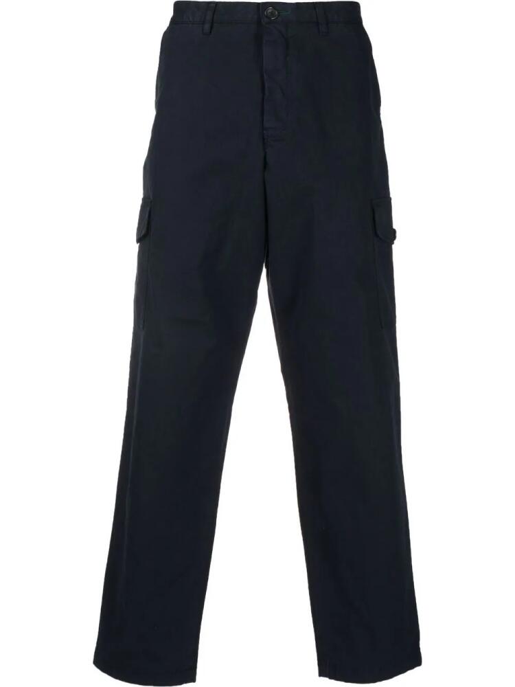 PS Paul Smith straight leg cargo trousers - Blue Cover