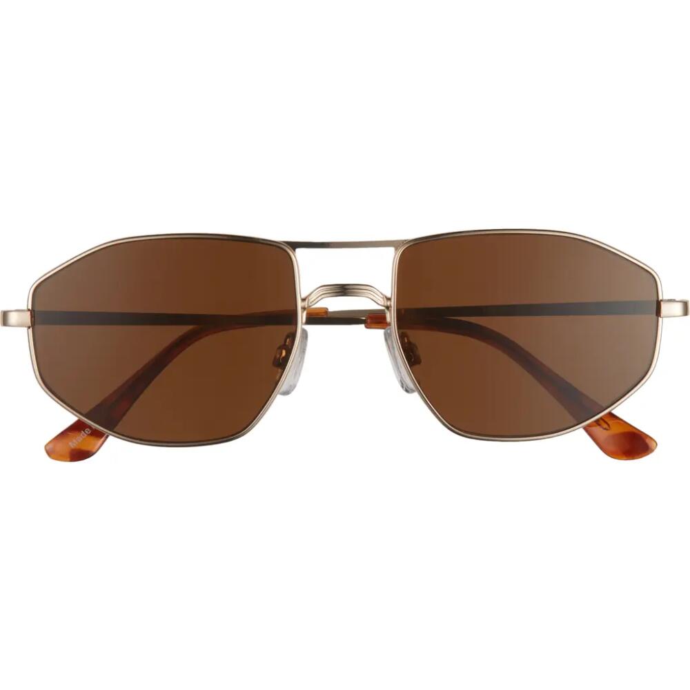 BP. 54mm Aviator Sunglasses in Gold Cover