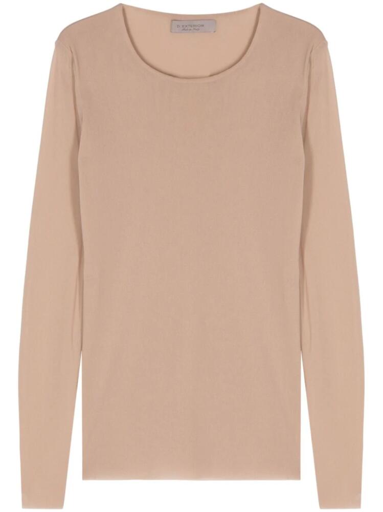 D.Exterior mesh T-shirt - Neutrals Cover