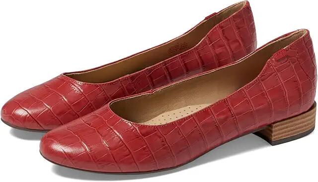 Marc Joseph New York Crosby Flat (Red Croco) Women's Flat Shoes Cover