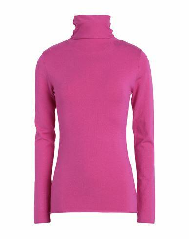 Max & co. Woman Turtleneck Fuchsia Viscose, Polyester Cover