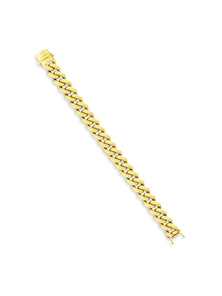 Saks Fifth Avenue Men's 14K Yellow Gold Curb Link Bracelet Cover