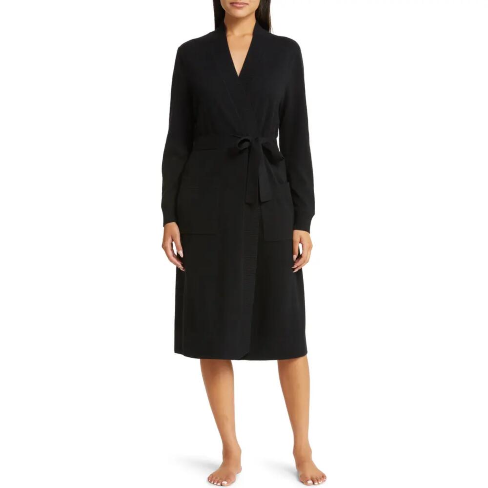 Nordstrom Cashmere Robe in Black Rock Cover