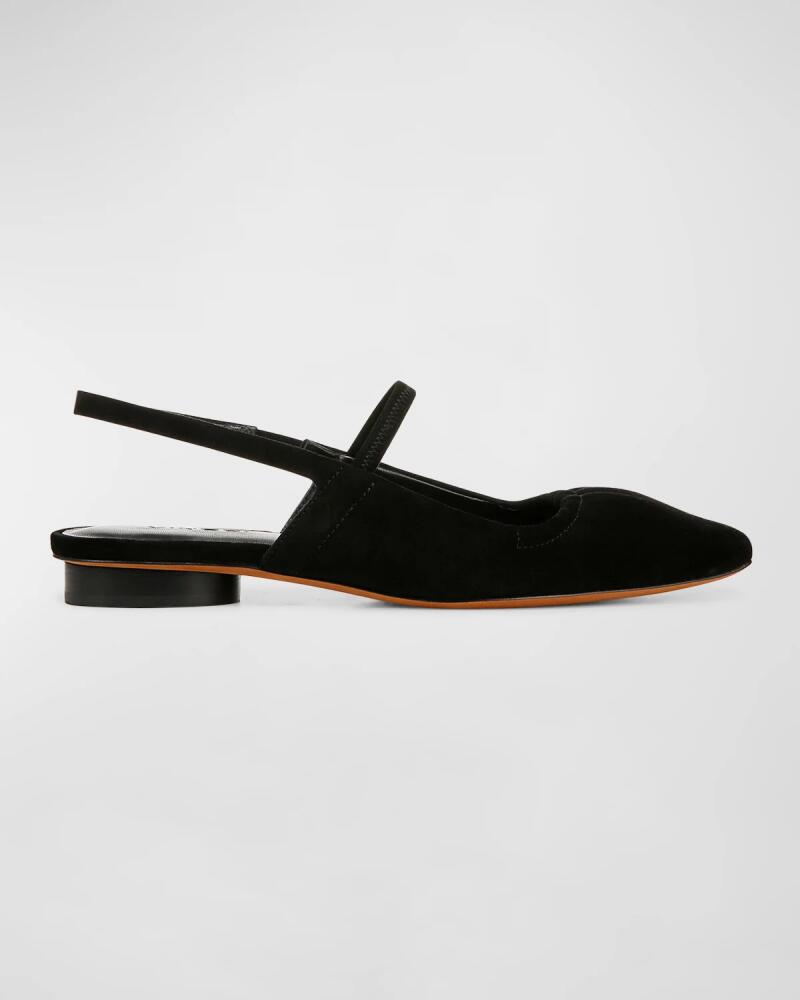 Vince Venice Suede Slingback Ballerina Flats Cover